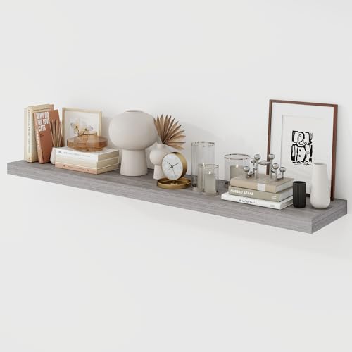 Acovy 48 Inch Floating Shelves, 9.3" Deep Floating Shelf Wall
