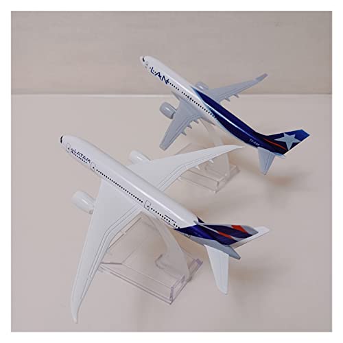 Modelo avión de metal 16cm LAN Boeing B737 escala 1:400 coleccionable 6