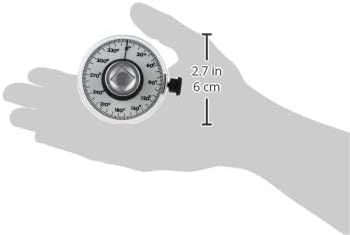 OTC 4554 Torque Angle Gauge with Male and Female 1/2 Drives | OTC 4554 Torque Angle Gauge - Ideal for Late Model Engines that Use Torque-to-Yield Fasteners; Male and Female 1/2 Drives