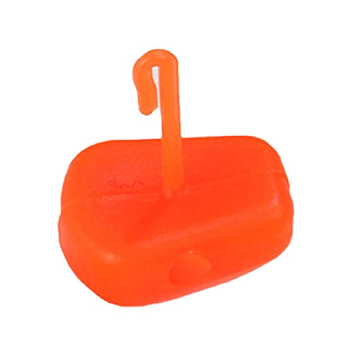 Equipamento de pesca para cabelo, 50 peças de equipamentos de pesca de carpa de plástico para pesca