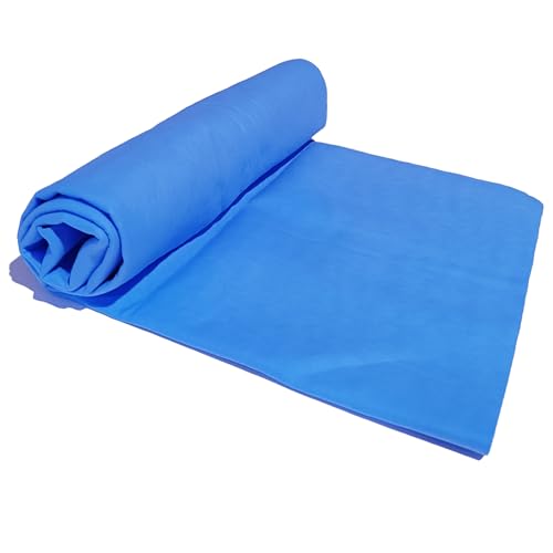 Image of Quick-Dry Dog Towels Cat Towels - Dries Cats Dogs Fast - Easy to Wring Out & Reuse Shammy Bath Towels 1PCS Blue Suitable for Pets Dogs Cats (S 17 * 13inch Small cat)