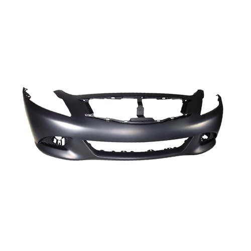 FitParts Compatible With Front Bumper Cover 2010 2011 2012 2013 Infiniti G37. New, Primed and Ready for Paint. With Fog Light Holes. W/o Park Sensor Holes. IN1000246, FBM221NF0H.