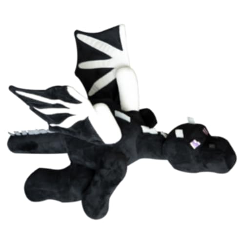 FUNUSE Black Dragon Plush Toys,11.8