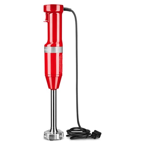 KitchenAid Variable Speed Corded Hand Blender with Accessories, Empire Red, KHBV83ER - 4