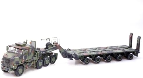 Panzerkampf | 1:72 Scale Model Military Diecast | M1070 Heavy Equipment Transporter - Camouflage Color | Model 12206PA