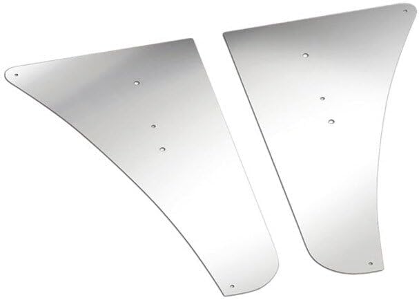 Technical Precision Replacement for Kenworth W900L Year 2003 Stainless Steel Plain Lower Hood Panels