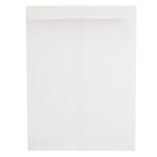 Enveloppe catalogue 9x12 blanche à couture latérale boîte de 250