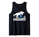 Parasaurus Funny Dinosaur Paramedic EMT Emergency Responder Tank Top