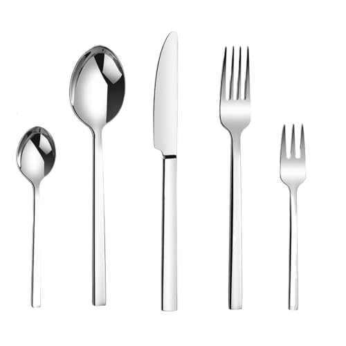 Set Cuchillos Cocina 5 Piezas Acero Inox