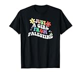Connaissez-vous quelqu'un de Palestine ? Ce design vieilli mignon et amusant avec des fleurs de couleur pastel disant juste une fille de Palestine est le meilleur cadeau de fête des mères à offrir aux femmes qui sont nées ou ont grandi en Palestine.
