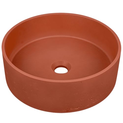 Essebagno Vasque à poser en béton terracotta