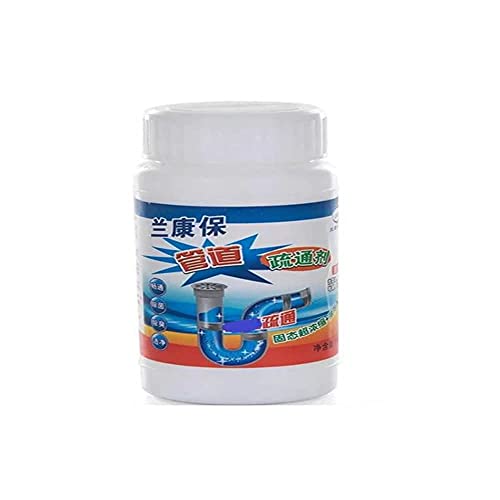 Generic Automatic Powder Toilet Cleaner Drain Blockage Cleaner Clog Block Remover for Regular Use in Drains, Pack of 1 (100g)