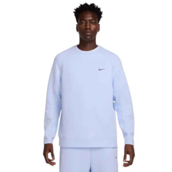 Nike Men's Sportswear Tech Fleece Crewneck Sweater L Purple