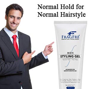 Miniatura 3 de Gel para peinar el cabello para hombre, sin fragancia, 8 onzas (paquete de 2 unidades), pH equilibrado para hombres con piel sensible, no demasiado