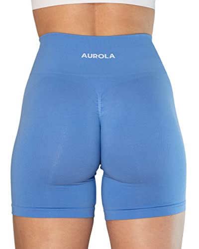 Image of AUROLA Intensify Workout Shorts for Women Seamless Scrunch Short Gym Yoga Running Sport Active Exercise Fitness Shorts