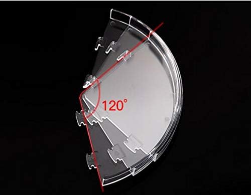 Miniatura 9 de PJLANDI Organizador de maquillaje acrílico con rotación de 360 grados, soporte de almacenamiento cosmético estante Perfume en tocador de baño Patrón