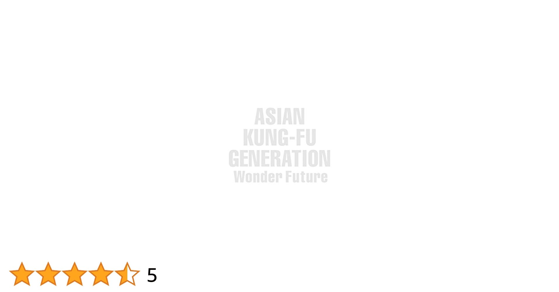 アジアン・カンフー・ジェネレーション　Wonder Future　LP盤 Amazon.com: Wonder Future: CDs & Vinyl