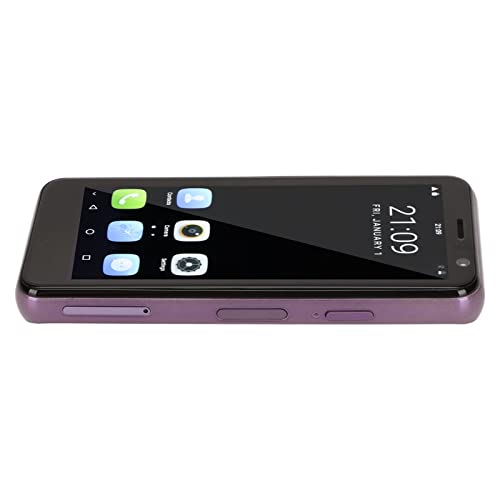 Upplåst 3,5 tums mobiltelefon med dubbla kort och 4G (lila)