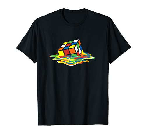 Rubix Rubik's Magic Cube Colourful Graphic T-Shirt