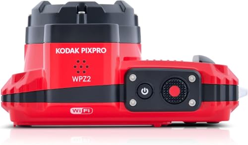 Image of Kodak PIXPRO WPZ2 Rugged Waterproof Shockproof Digital Camera 16MP 4X Optical Zoom 1080P Full HD Video, 2.7 inch LCD (Red) Bundle with Camera Case, SanDisk 32GB microSDHC Card (4 Items)