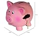 Bartl 102476 Keramik Jumbo-Schwein Spardose mit Hammer, 21 x 16 cm, Rosa