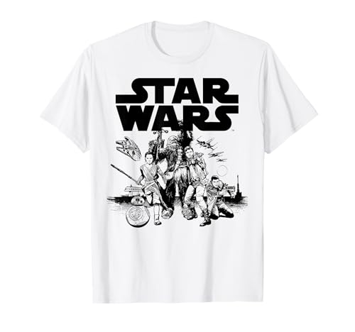 T-shirt Star Wars Le Réveil de la Force cadeau idéal pour anniversaire de fan de cinéma