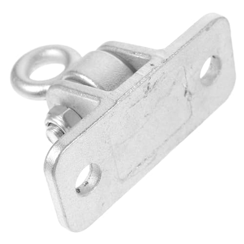FONDOTIN Kit para Colgar Columpio Ganchos para Colgar De Poleas Perchas Soporte para Hamacas Cinturón De Inmersión Cable Grillete De Anillo d Girar Fuerza Cuerdas Cadenas Silver