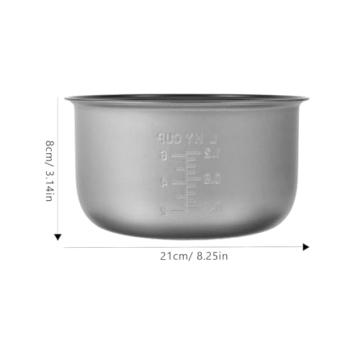 Hemoton ML0517GDT54AIB Kitchen Rice Cooker Small Rice Cooker Inner Pot Replacement Rice Electric Rice Cooker Pot Rice Cooking Pot Part Accessory thumb #1