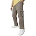 Urbano Plus Men's Grey Regular Fit Solid Cargo Chino Pant with 6 Pockets (pluschicargop-07-grey-38)