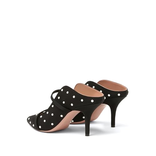 anteikira Women's Fashion Pointed Toe Stiletto Heel Faux Pearl Pumps Slip On Double Strap Backless High Heels for Women4