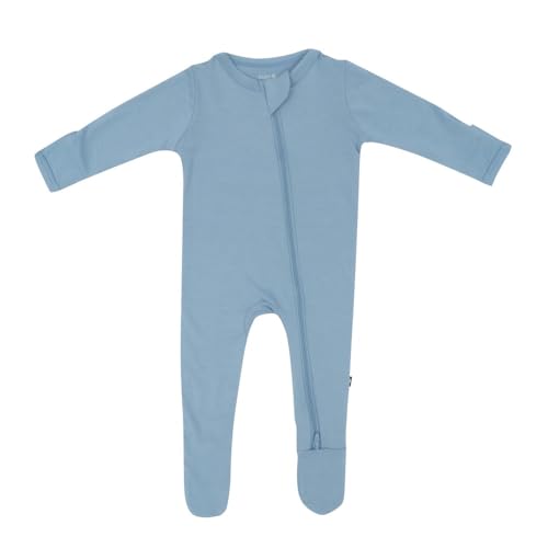 Image of KYTE BABY Unisex Zipper Closure Footies, Rayon Made From Bamboo, 0-24 Months