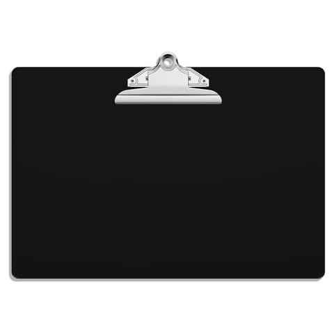 Macroclo Extra Large 11x17 Clipboards, Black Plastic Drawing Boards with Butterfly Clip, Horizontal Clipboard, Landscape Layout. Clipboard for Drawing, Sketching. Art Supplies, Drafting Supplies Cover