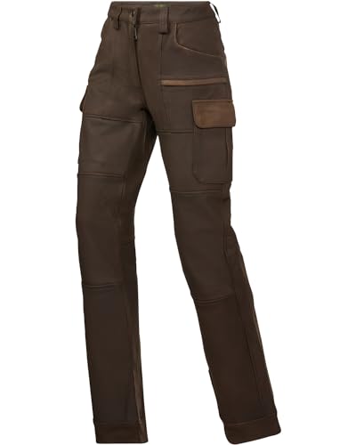 Parforce Damen Lederhose Prestige Full-Bull Braun/Dunkelbraun 44