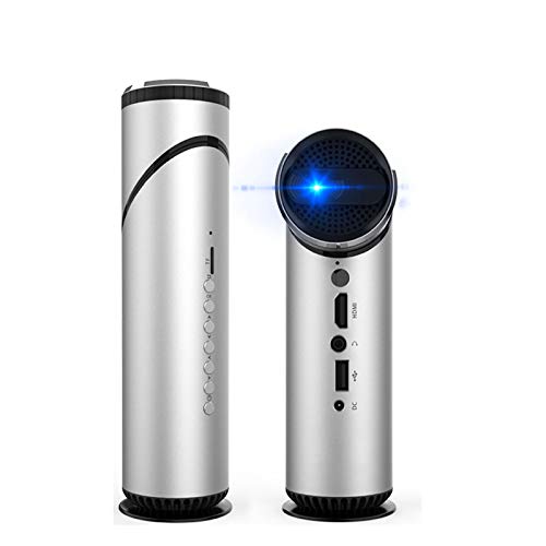 Mini Beamer Full HD 100 Lumens,Projektor 854 * 480P Mini Video Full HD Unterstützt Heimkino Projector LED Handy Tragbar Projektor Kompatibel