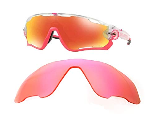Galaxy Replacement Lenses for Oakley Jawbreaker Sunglasses (H.D Pink, H.D Pink Non Polarized)