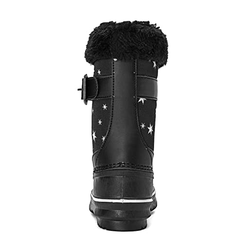 EnJoCho Little Boys Soft Bottom Shoes Children Snow Boots Girls Outdoor Boots Waterproof Warm Boots with Cotton Snow Boots2