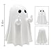 CHALAIR Middle Finger Ghost, Cute Ghost Statue, Halloween Ghost Decoration, Ghost Statue, Finger Ghost Sculpture, Humorous Desktop Art Piece, Home Decor