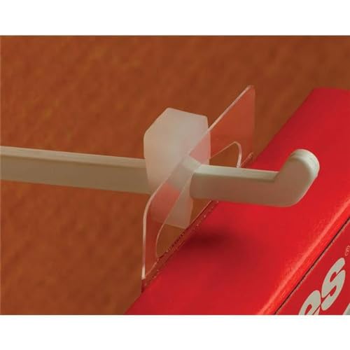 212 Main 0.75 x 0.3125 x 0.3125 in. Utility & Parts Inventory Control Unit Plastic Hook White