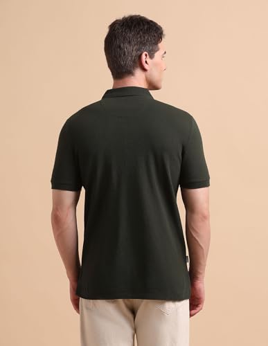 Image of U.S. Polo ASSN. Printed Polo T Shirts for Men - 100% Cotton, Half Sleeve Mens Tshirt