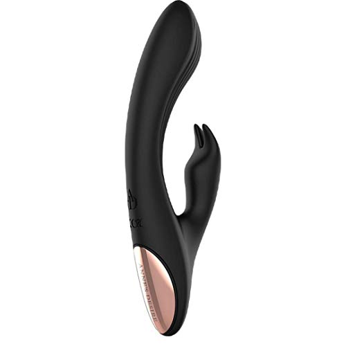 Rabbit Remote Control Technology WATCHME le luxe d'un stimulateur noir et or