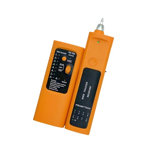 Testeur de câble réseau Ethernet RJ45 avec détection PoE et sensibilité réglable
