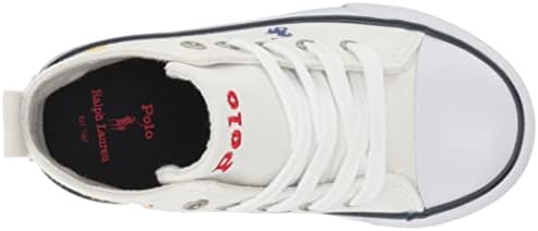 POLO RALPH LAUREN Boys Hamptyn Hi Ii White Multi Sneaker Review | Image 4