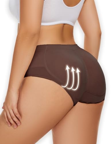 Image of Zimi Collection Butt Lifter Panties Underwear for Women with Removable Pads Seamless Booty Pads Hip Enhancer Panty
