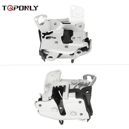 Image of TQPONLY Door Lock Latch Assembly | Compatible with 1999-2008 Ford F150 F250 F350 F450 F550 F650 F750 Excursion Lincoln Mark LT | Front Right Passenger Side Replaces 6C3Z-2521812-A F81Z-2521812-AA