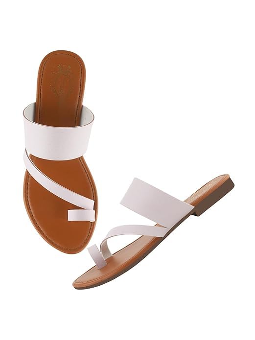 Womens Flat Sandals | Casual Sliders Stylish, Outdoor & Fashion Forward, Comfortable Cork Sandals for Women (White, UK Footwear Size System, Adult, Women, Numeric, Medium, 7) (B0DD3PWFVB) Amazon Price History, Amazon Price Tracker