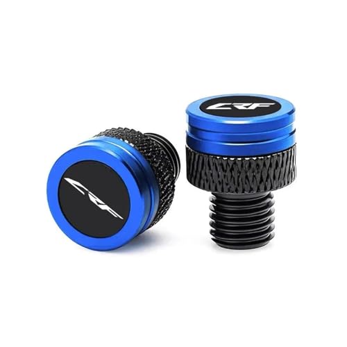 Motorrad Rückspiegel Schrauben Für Hon@&da CRF150R CRF300L CRF 300L 450 250R 250L 450R/X CRF250M RALLY Motorrad CNC Rücksichtsspiegel Loch Cap Stecker(2)