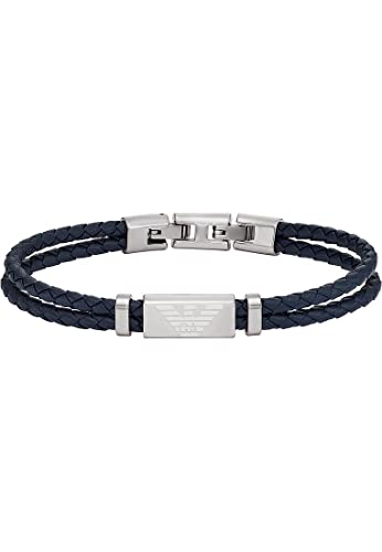 Emporio Armani Armband für Männer, Edelstahl-ID-Armband, Länge:...