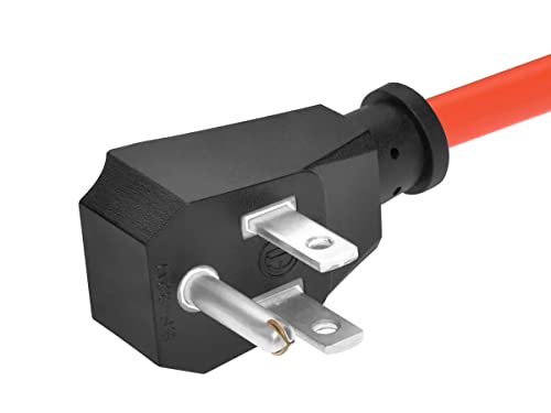 Monoprice Coiled Power Tool Extension Cord - Expands From 3Ft To 10Ft - Orange | 16Awg, 13A, Sjt, Ideal For Automotive And Workbench Environments #TOP2
