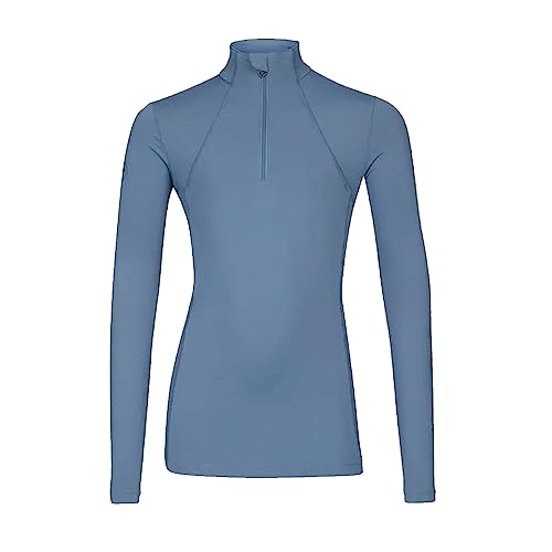 Lemieux Young Rider Childrens Base Layer - Ice Blue - 11-12 Years
