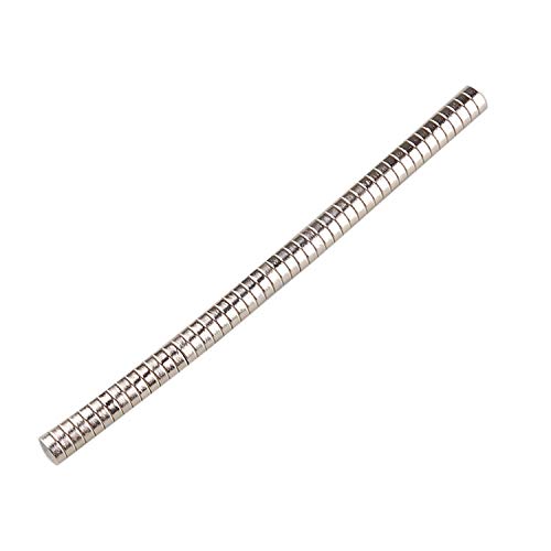 Yizhet 50 Stück Mini Magnete Kühlschrank Klein Gelten für Magnettafel Whiteboard Tafel Pinnwand u.v.m. (8 x 3mm)